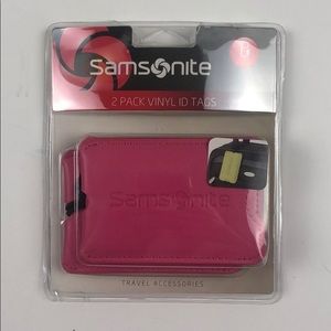 Samsonite 2 pack vinyl ID tags